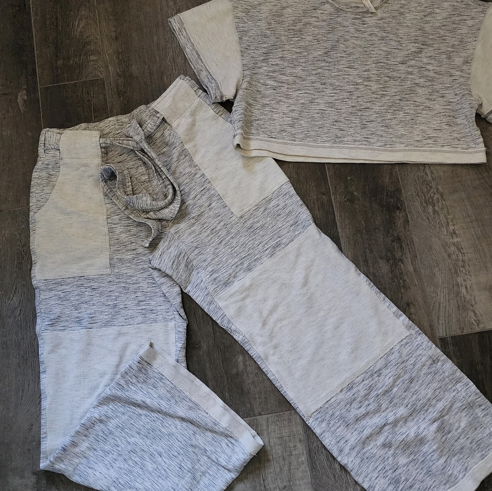 FP Movement by Free People Heathered Gray Lounge Set - Picture 4 of 7